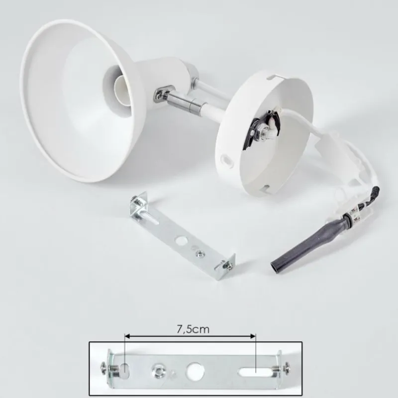 Luminaires Scandinaves-hofstein Applique murale Vouzy Blanc, 1 lumière