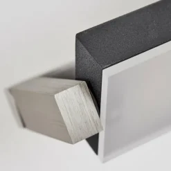 hofstein Applique murale Waltenheim LED Nickel mat, Noir, 1 lumière