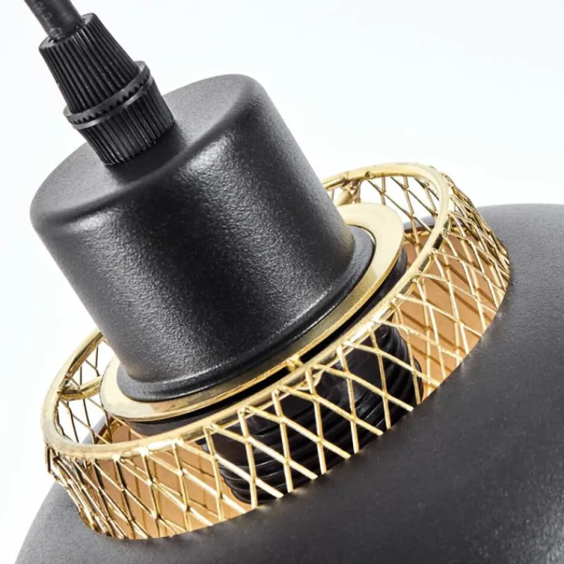 Lampes Dorées-hofstein Applique murale Wambez Noir, 1 lumière