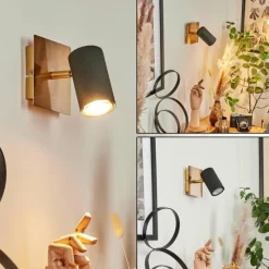 Lampes Dorées-hofstein Applique murale Zuoz Or, 1 lumière