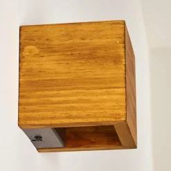 hofstein Applique murale Adak LED Bois foncé, 1 lumière