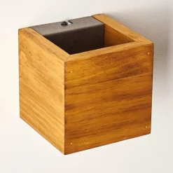 hofstein Applique murale Adak LED Bois foncé, 1 lumière