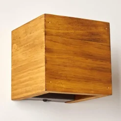 hofstein Applique murale Adak LED Bois foncé, 1 lumière