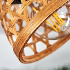 Style Boho-Chic-hofstein Applique murale Aeschi Noir, 1 lumière