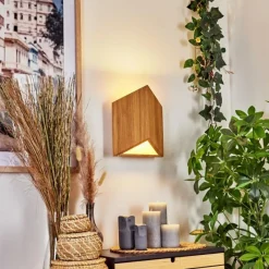 Lampes En Bois-hofstein Applique murale Agnoron LED Écru, 1 lumière