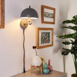 hofstein Applique murale Alikata Noir, 1 lumière