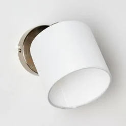 Lampes En Tissu-hofstein Applique murale Alsen Nickel mat, 1 lumière