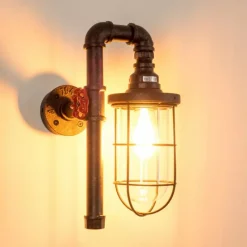 hofstein Applique murale Amal Transparent, 1 lumière