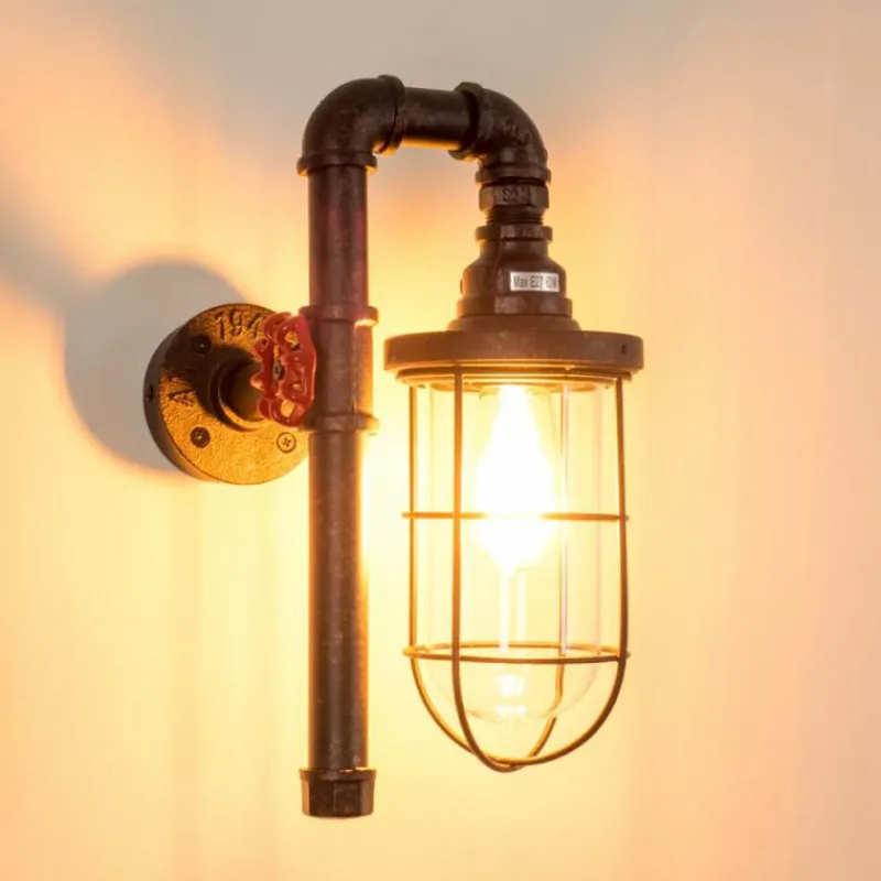 hofstein Applique murale Amal Transparent, 1 lumière