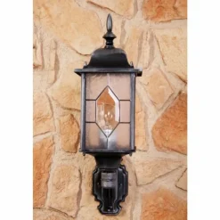 Luminaires Konstsmide Applique murale Amapala Noir, 1 lumière