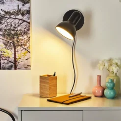 hofstein Applique murale Ambousi Chrome, Noir, 1 lumière* Appliques