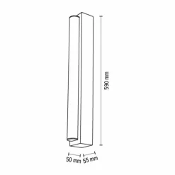 Lampes En Bois-hofstein Applique murale Amboy LED Bois clair, 1 lumière