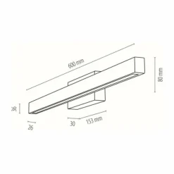 Lampes En Bois-hofstein Applique murale Amboy LED Bois clair, 1 lumière