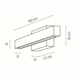 Lampes En Bois-hofstein Applique murale Amboy LED Bois clair, 1 lumière