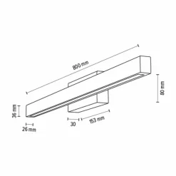 Lampes En Bois-hofstein Applique murale Amboy LED Bois clair, 1 lumière