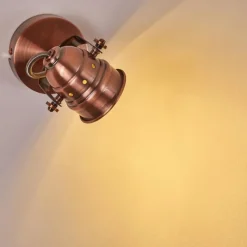 Lampes Industrielles-hofstein Applique murale Aniak LED Cuivre, 1 lumière