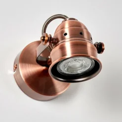 Lampes Industrielles-hofstein Applique murale Aniak LED Cuivre, 1 lumière