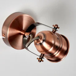 Lampes Industrielles-hofstein Applique murale Aniak LED Cuivre, 1 lumière