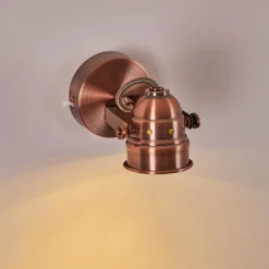 Lampes Industrielles-hofstein Applique murale Aniak LED Cuivre, 1 lumière