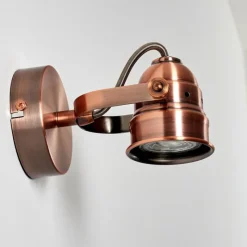 Lampes Industrielles-hofstein Applique murale Aniak LED Cuivre, 1 lumière