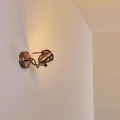 Lampes Industrielles-hofstein Applique murale Aniak LED Cuivre, 1 lumière
