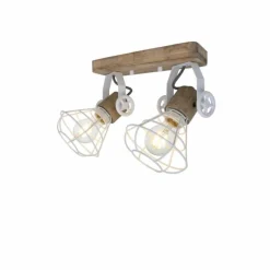 Luminaires Steinhauer Applique murale Anne Lighting ANNE Blanc, 2 lumières* Spots Et Projecteurs