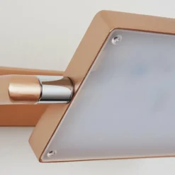 Lampes Industrielles-hofstein Applique murale Anneau LED Chrome, Cuivre, 1 lumière