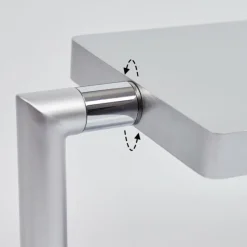 Lampes Industrielles-hofstein Applique murale Anneau LED Chrome, Argenté, 1 lumière