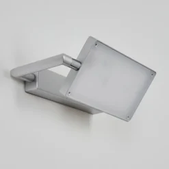 Lampes Industrielles-hofstein Applique murale Anneau LED Chrome, Argenté, 1 lumière