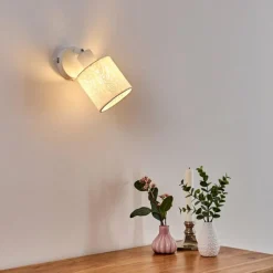 Lampes Vintages & Rétros-hofstein Applique murale Antalya Blanc, 1 lumière