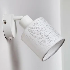 Lampes Vintages & Rétros-hofstein Applique murale Antalya Blanc, 1 lumière