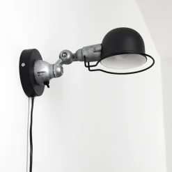 hofstein Applique murale Arild Noir, Argenté, 1 lumière