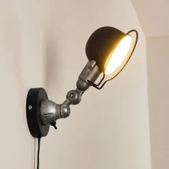 hofstein Applique murale Arild Noir, Argenté, 1 lumière