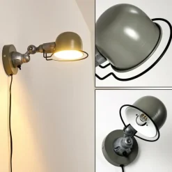 hofstein Applique murale Arild Vert, Argenté, 1 lumière