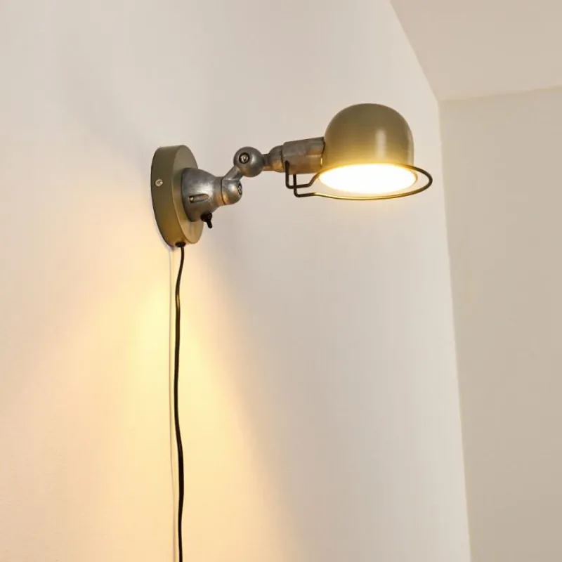 hofstein Applique murale Arild Vert, Argenté, 1 lumière