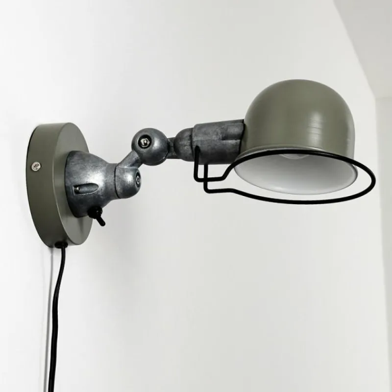 hofstein Applique murale Arild Vert, Argenté, 1 lumière