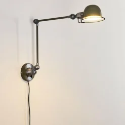 Lampes Vintages & Rétros-hofstein Applique murale Arild Vert, Noir, 1 lumière
