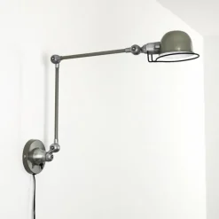 Lampes Vintages & Rétros-hofstein Applique murale Arild Vert, Noir, 1 lumière