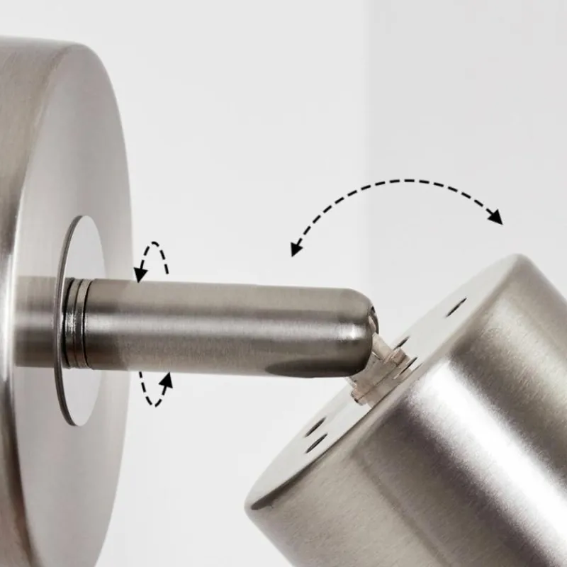 hofstein Applique murale Autilla LED Nickel mat, 1 lumière