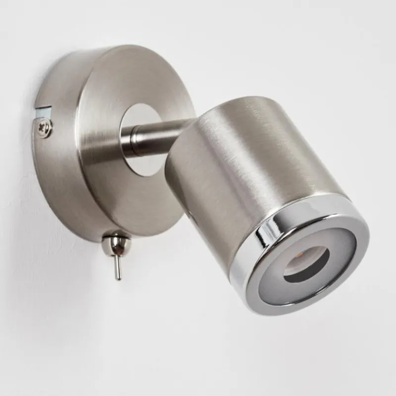 hofstein Applique murale Autilla LED Nickel mat, 1 lumière