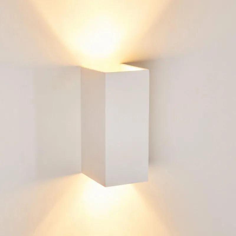 hofstein Applique murale Aversa Blanc, 2 lumières