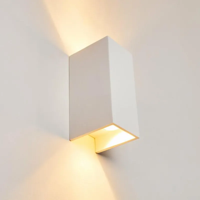 hofstein Applique murale Aversa Blanc, 2 lumières