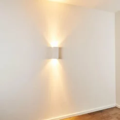 hofstein Applique murale Aversa Blanc, 2 lumières