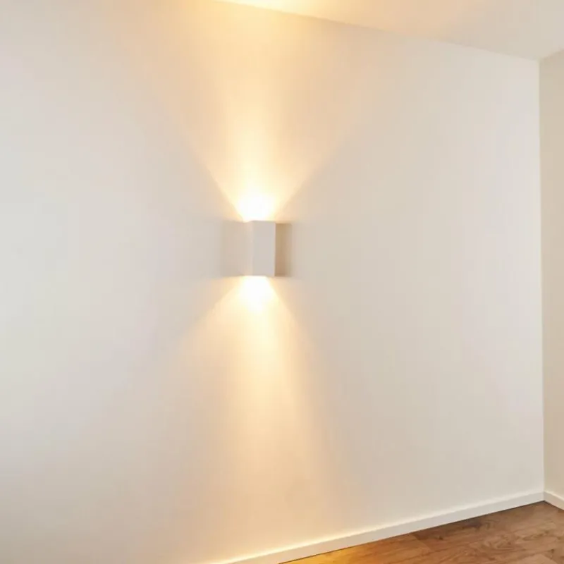 hofstein Applique murale Aversa Blanc, 2 lumières