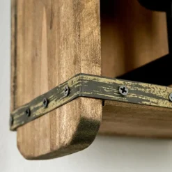 Lampes Vintages & Rétros-hofstein Applique murale Avestruz Écru, Noir, 1 lumière