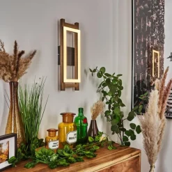 hofstein Applique murale Ayajasco LED Couleur bois, Écru, Noir, 1 lumière