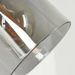 Luminaires Scandinaves-hofstein Applique murale Azinhalinho Chrome, Noir, 1 lumière