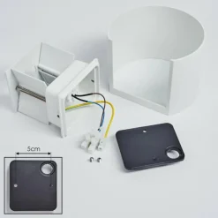 hofstein Applique murale Badajoz Blanc, 1 lumière