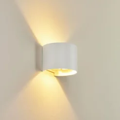 hofstein Applique murale Badajoz Blanc, 1 lumière