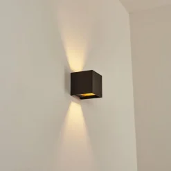 hofstein Applique murale Badajoz Brun, 1 lumière